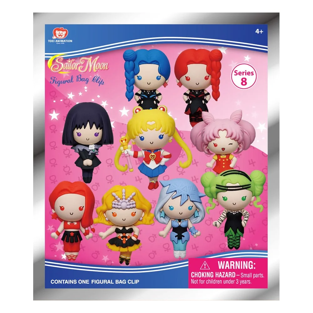 Sailor Moon 3D PVC Bag Clips Series 8 Blind Bag - 1 Unidade